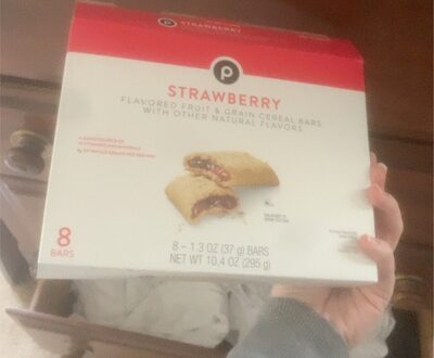 Strawberry Fruit & Grain Cereal Bars, Strawberry