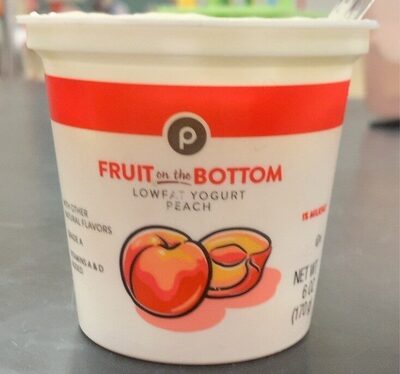 Peach Fruit On The Bottom Lowfat Yogurt, Peach