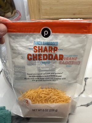 Sharp Cheddar Fancy Shredded Cheese, Sharp Cheddar