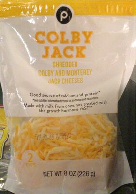 Shredded Colby And Monterey Jack Cheeses, Shredded Colby And Monterey Jack