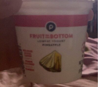 Pineapple Fruit On The Bottom Lowfat Yogurt, Pineapple