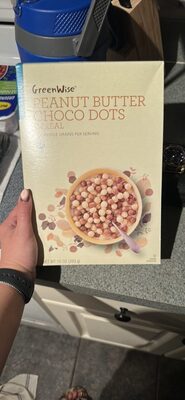 Peanut Butter Choco Dots Organic Cereal, Peanut Butter Coco Dots