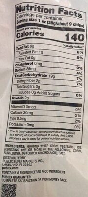 Whitecorn Tortilla Chips, Whitecorn