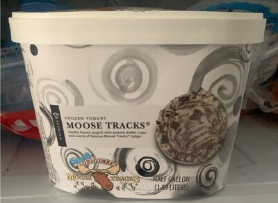 Denali "Original" Vanilla Frozen Yogurt With Peanut Butter Cups Moose Tracks, Denali "Original"