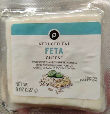 Feta Reduced Fat Cheese, Feta