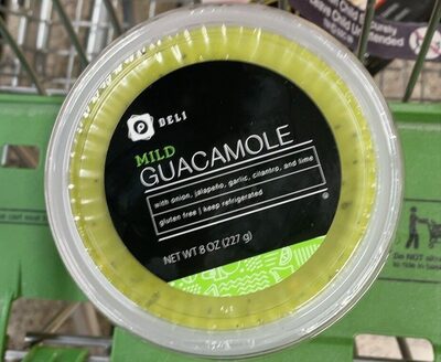 Mild Guacamole With Onion, Jalapeno, Garlic, Cilantro, And Lime, Mild