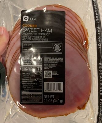 Cooked Sweet Ham And Water Product, Cooked Sweet
