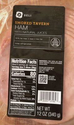 Smoked Tavern Ham, Smoked Tavern