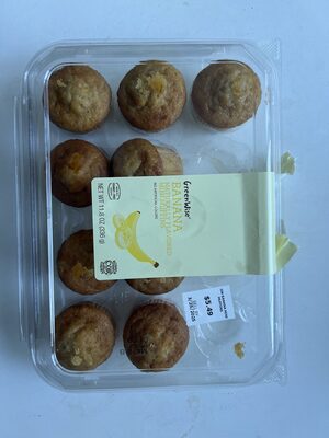 Banana Flavored Mini Muffins, Banana