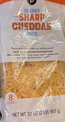 Sharp Cheddar Shredded Cheese, Sharp Cheddar