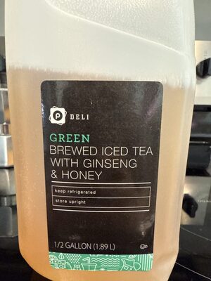 Green Brewed Iced Tea With Ginseng & Honey, Ginseng & Honey