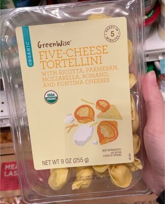 Five Cheese Tortellini With Ricotta, Parmesan, Mozzarella, Romano, And Gorgonzola Cheeses, Five Cheese