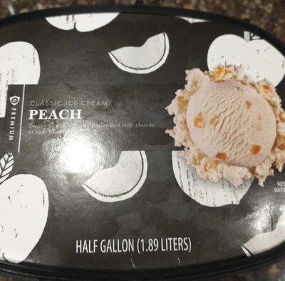 Peach Classic Ice Cream, Peach