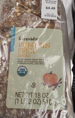Pumpkin Spice Bread, Pumpkin Spice