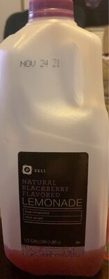 Natural Blackberry Flavored Lemonade, Natural Blackberry