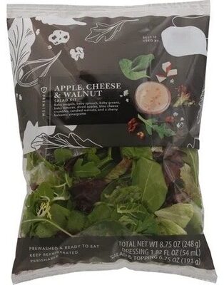 Apple, Cheese & Walnut Salad Kit, Apple, Cheese & Walnut