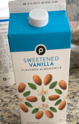 Sweetened Vanilla Almond Milk, Sweetened Vanilla