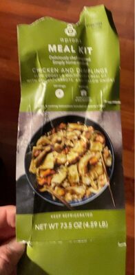 Chicken And Dumplings Slow Cooker & Multicooker Meal Kit With Celery, Carrots, And Yellow Onions Meal Kit, Chicken And Dumplings