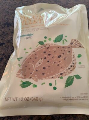 Wild Caught Flounder Fillets, Flounder