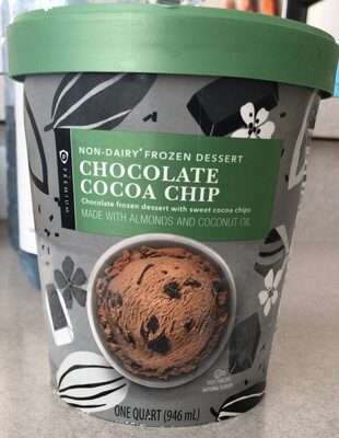 Chocolate Cocoa Chip Nondairy Frozen Dessert With Sweet Cocoa Chips, Chocolate Cocoa Chip