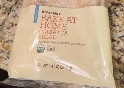 Organic Bake At Home Ciabatta Bread