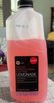 Natural Berries & Cream Lemonade, Natural Berries & Cream