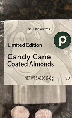 Candy Cane Flavored Almonds, Candy Cane