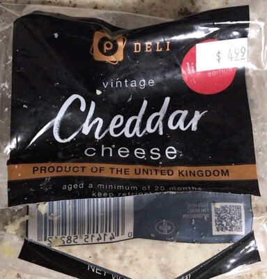 Cheddar Vintage Cheese, Cheddar