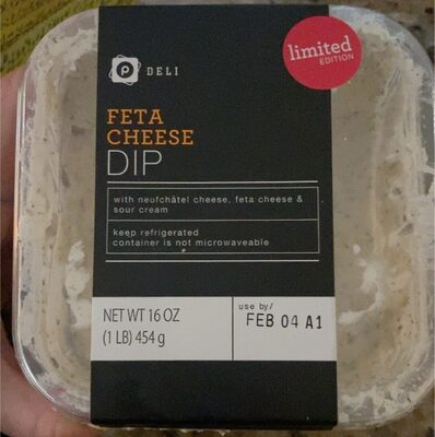 Feta Cheese Dip With Neufchatel Cheese, Feta Cheese & Sour Cream, Feta Cheese