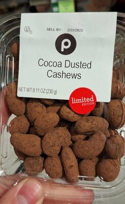 Cocoa Dusted Cashews, Cocoa Dusted