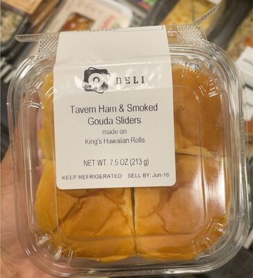 Tavern Ham & Smoked Gouda Sliders, Tavern Ham & Smoked