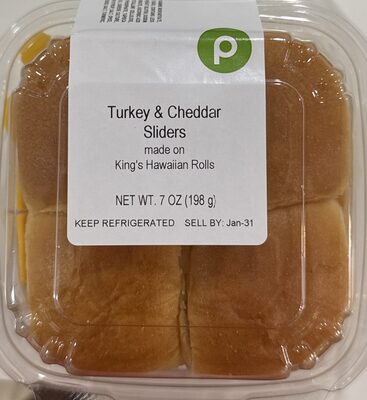 Turkey & Cheddar Sliders, Turkey & Cheddar