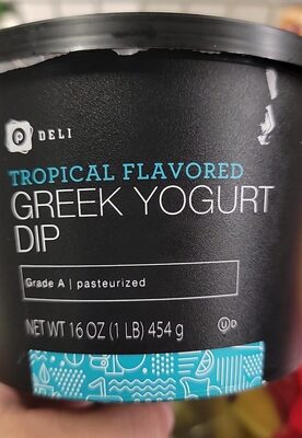 Tropical Flavored Greek Yogurt Dip, Tropical