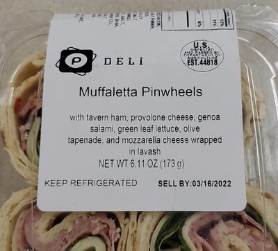 Muffaletta Pinwheels, Muffaletta