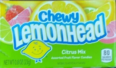 Citrus Mix Flavored Assorted Fruit Flavor Chewy Candies, Citrus Mix