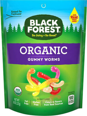 Apple, Cherry, Pineapple, Orange, Lemon Gummy Worms, Apple, Cherry, Pineapple, Orange, Lemon