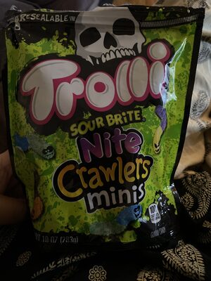 Cherry-Orange, Strawberry-Lemon, Lime-Grape Nite Crawlers Minis Gummi Candy, Cherry-Orange, Strawberry-Lemon, Lime-Grape