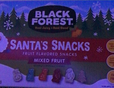 Mixed Fruit Santa's Snacks Fruit Flavored Snacks, Mixed Fruit