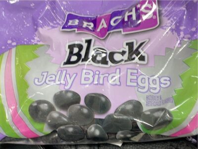 Black Jelly Bird Eggs Candy, Black