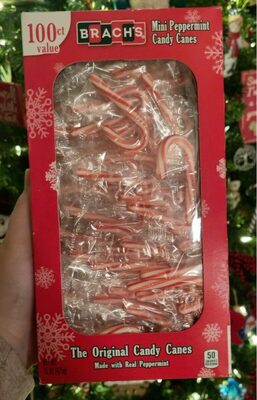 Peppermint Mini Candy Canes, Peppermint