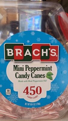 Peppermint Mini Candy Canes, Peppermint