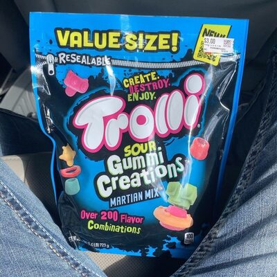 Martian Mix Strawberry, Pineapple, Lemonade, Watermelon, Mango & Blue Raspberry Gummi Candy, Strawberry, Pineapple, Lemonade, Watermelon, Mango & Blue Raspberry