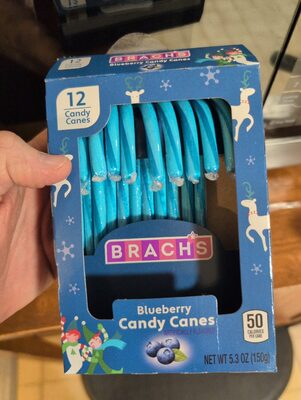 Blueberry Flavored Candy Canes, Blueberry