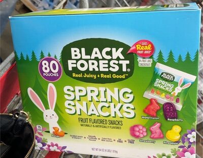 Fruit Flavored Spring Snacks, Watermelon, Pineapple, Raspberry, Strawberry, Mango
