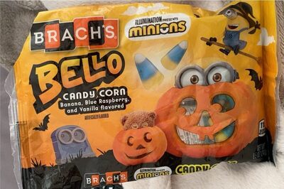 Bello Banana, Blue Raspberry, And Vanilla Flavored Candy Corn, Bello