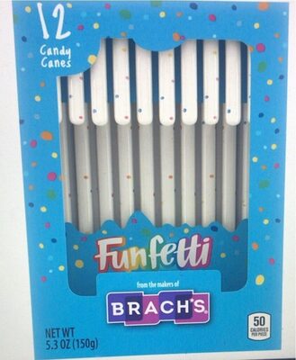Funfetti Candy Canes, Funfetti