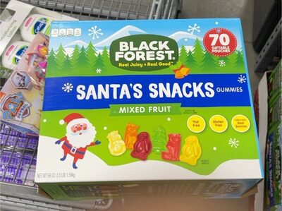 Mixed Fruit Santa's Snacks Gummies, Mixed Fruit