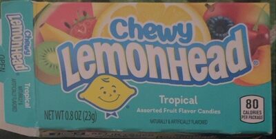 Tropical Assorted Fruit Flavor Chewy Candies, Tropical