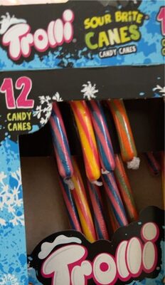 Cherry-Lemon, Strawberry-Grape, Orange-Lime Sour Brite Candy Canes, Cherry-Lemon, Strawberry-Grape, Orange-Lime