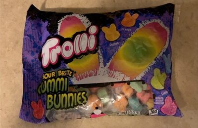 Lemon, Orange, Grape, Lime, Strawberry, Cherry Flavored Gummi Bunnies Candy, Lemon, Orange, Grape, Lime, Strawberry, Cherry